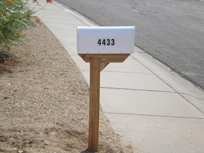 our new mailbox